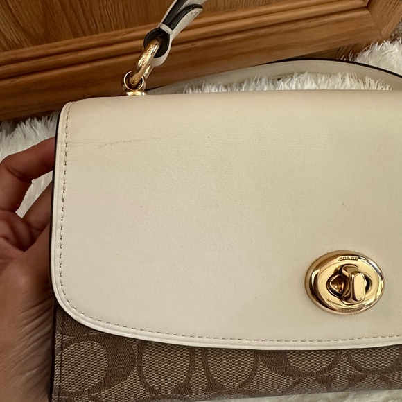 Coach Tilly Satchel 23 In Signature Crossbody Handbag Satchel - Picture 12 of 16